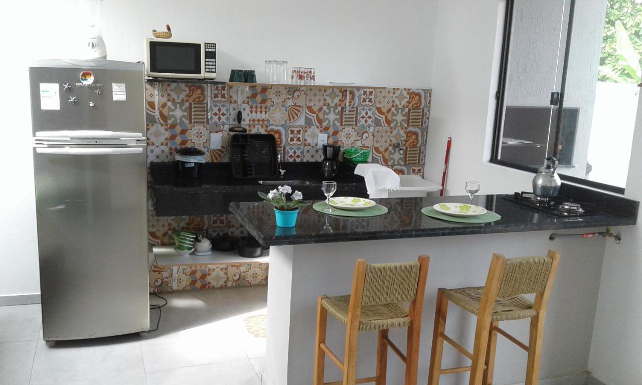 Вилла Flats Da Barrinha Da Ferrugem A 500Mt Do Mar Гаропаба Экстерьер фото